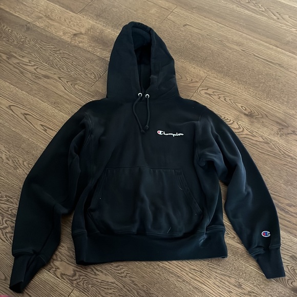 Black champion hoodie size small - Picture 2 of 4